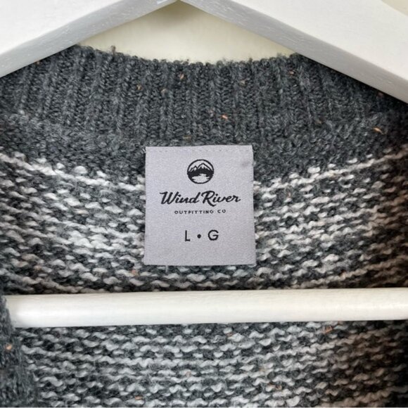 Wind River Fair Isle Crewneck Sweater Size Large - Picture 2 of 6